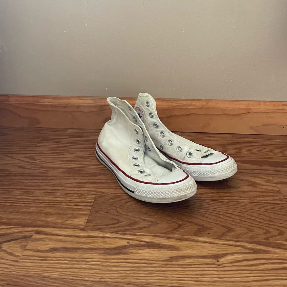 White High-Top Converse